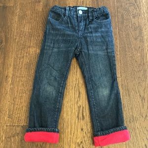 GAP Kids Fleece Lined Jeans Size 4